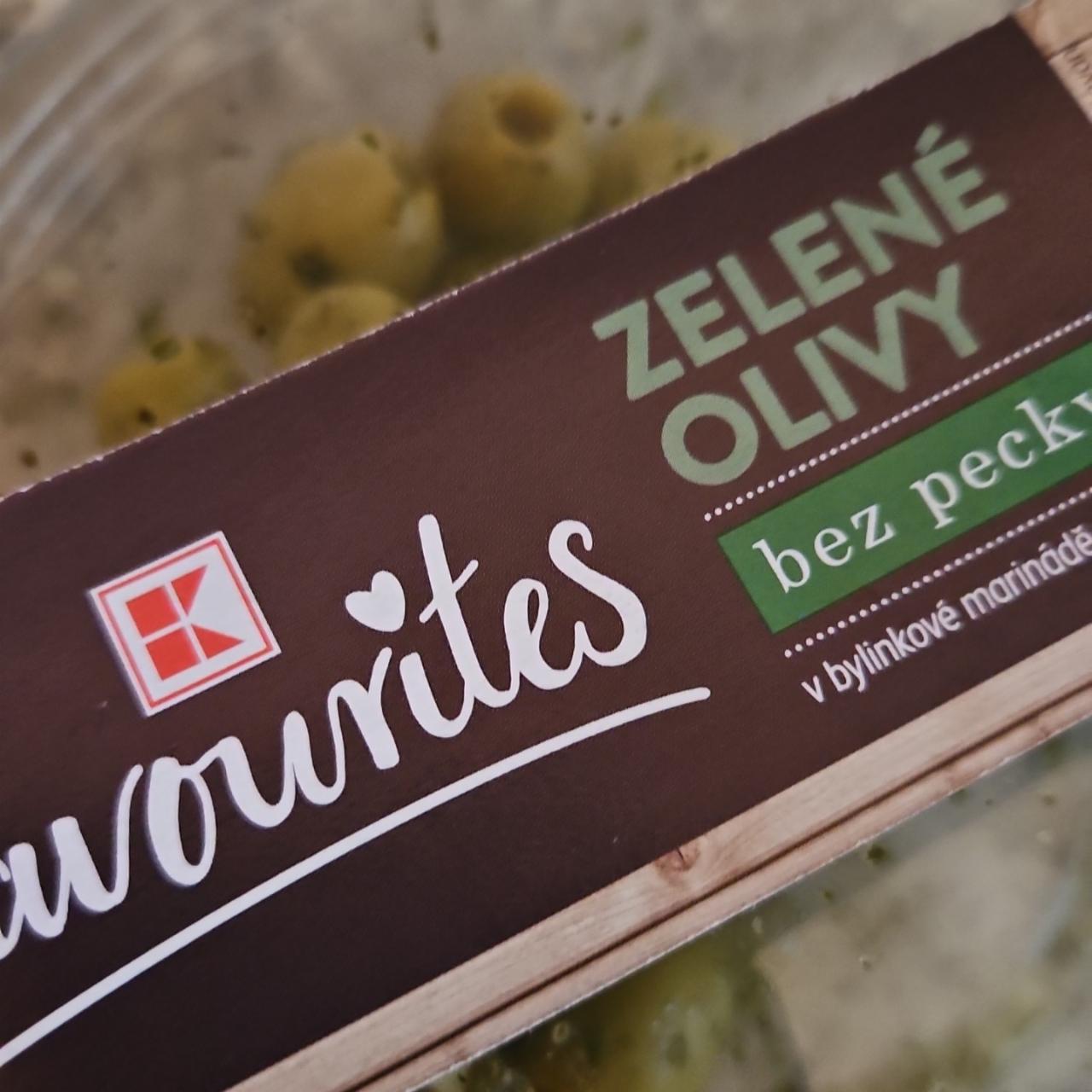Fotografie - Zelené olivy bez pecky v bylinkové marinádě K-Favourites
