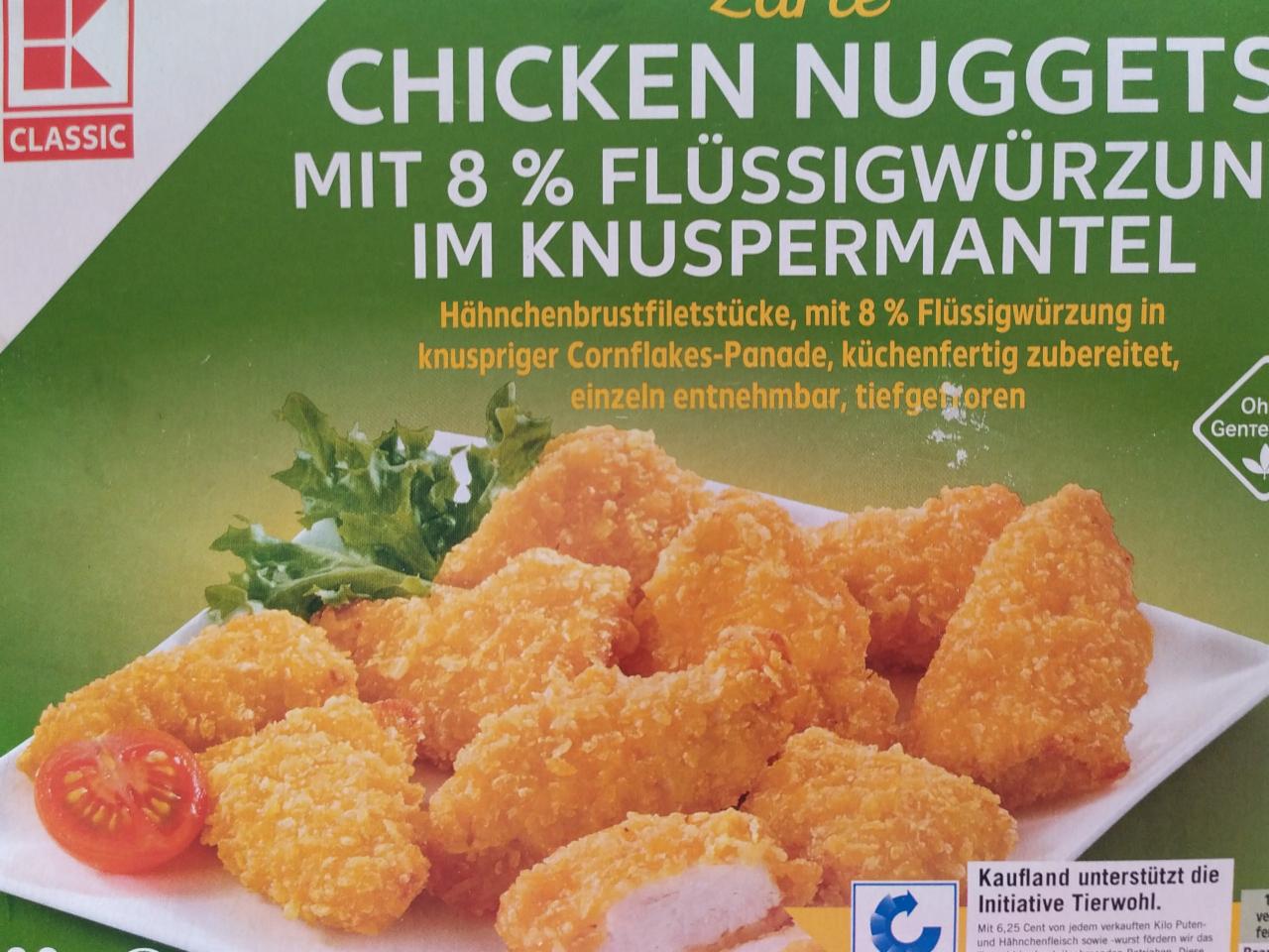 Fotografie - Chicken nuggets kuřecí obalované nugety K-Classic
