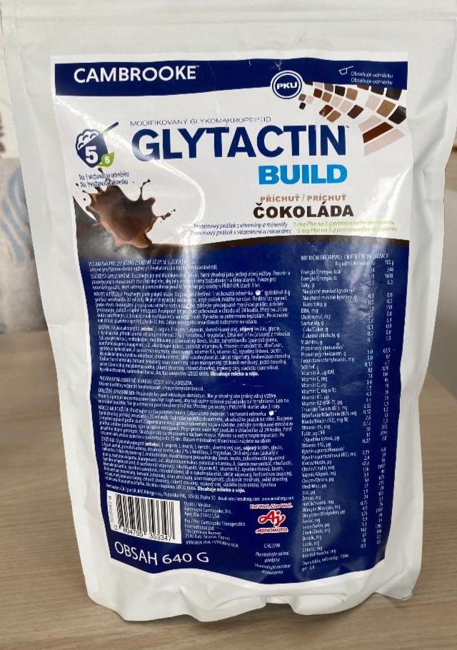 Fotografie - Glytactin Build příchuť čokoláda Cambrooke