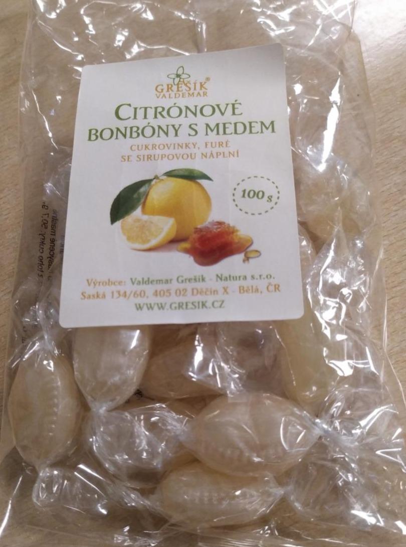 Fotografie - Citronové bonbóny s medem Grešík Valdemar