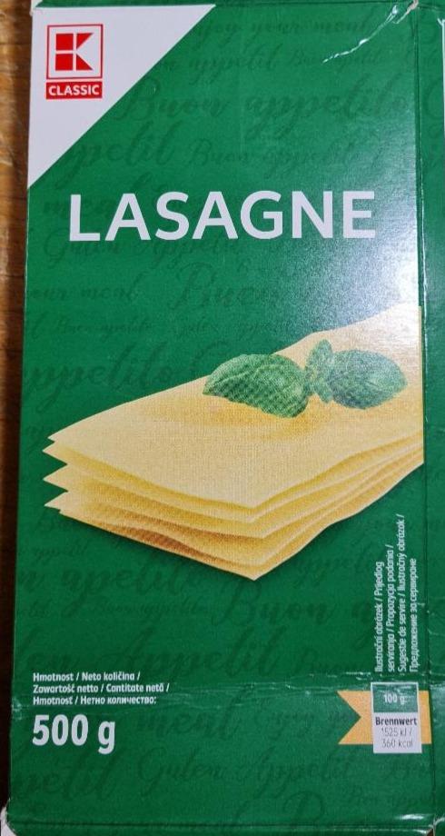 Fotografie - Lasagne K-Classic