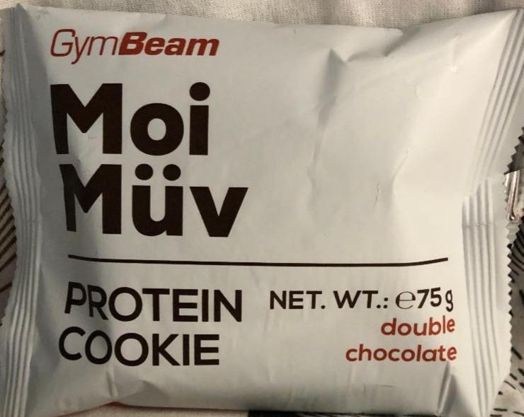 Fotografie - MoiMüv protein cookie double chocolate GymBeam