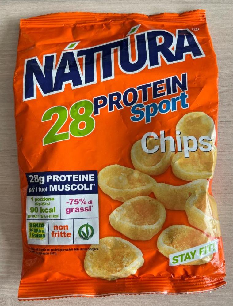Fotografie - 28 Protein Sport Chips Náttúra