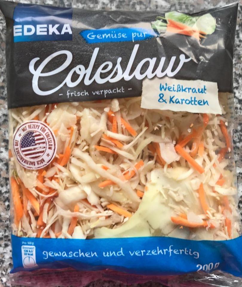 Fotografie - Coleslaw Weißkraut & Karotten Edeka