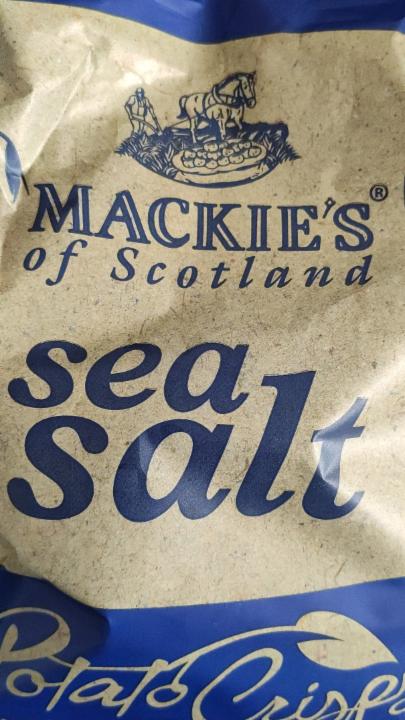 Fotografie - Sea Salt Potato Crisps Mackie's of Scotland