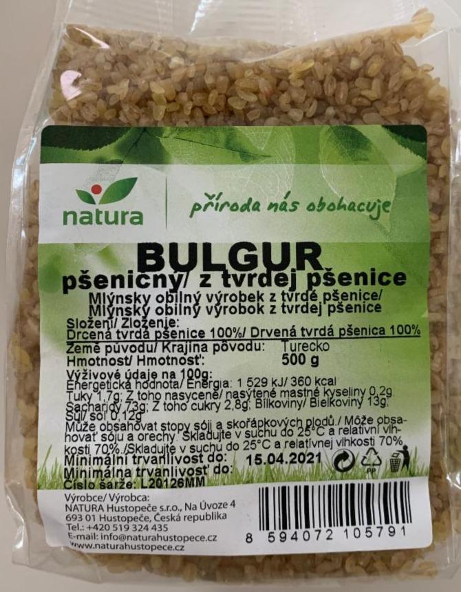 Fotografie - Bulgur pšeničný Natura