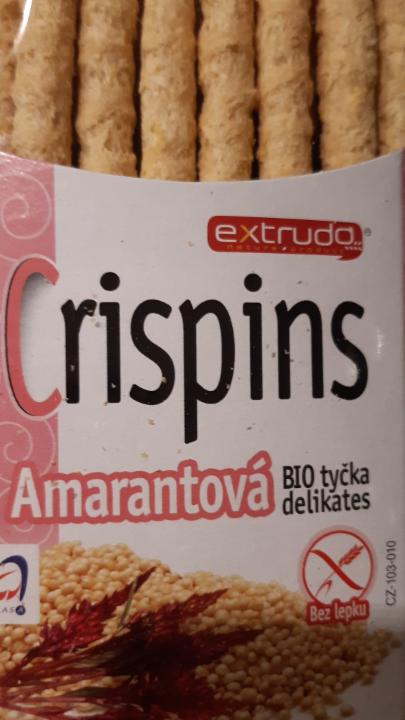 Fotografie - Bio Crispins tyčka amarantová delikates