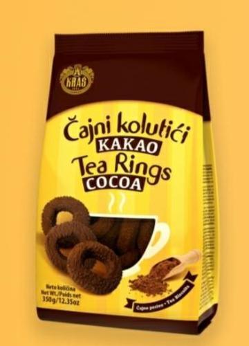 Fotografie - Tea Rings Cocoa - kakaová kolečka k čaji Kraš