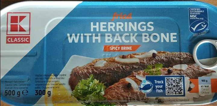 Fotografie - Herrings with back bone spicy brine K-Classic