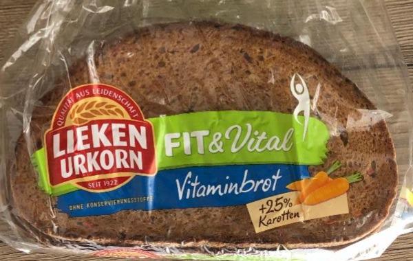 Fotografie - Fit & Vital Vitaminbrot Lieken Urkorn