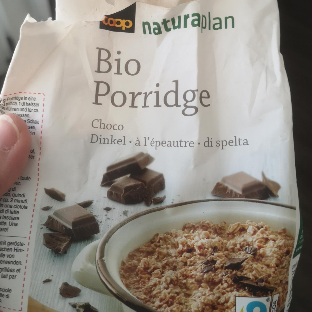 Fotografie - Bio Porridge Choco Dinkel Coop Naturaplan