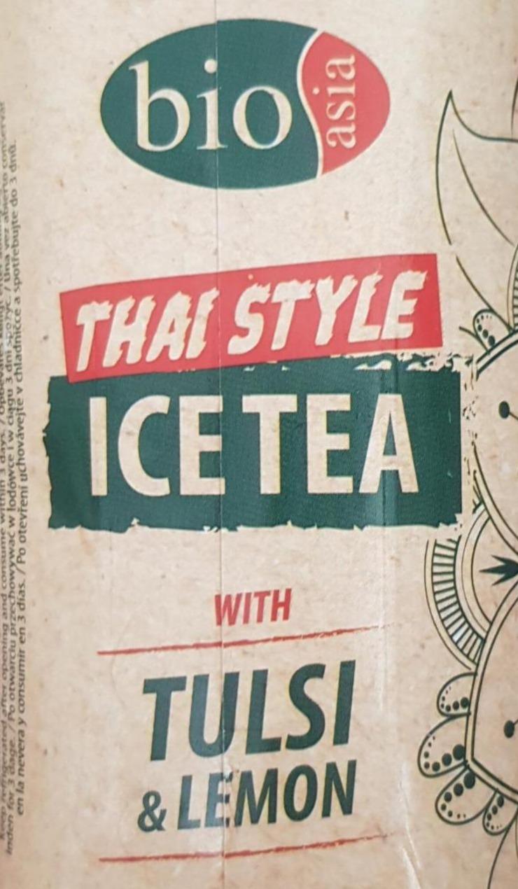 Fotografie - Thai style Ice tea tulsi&lemon