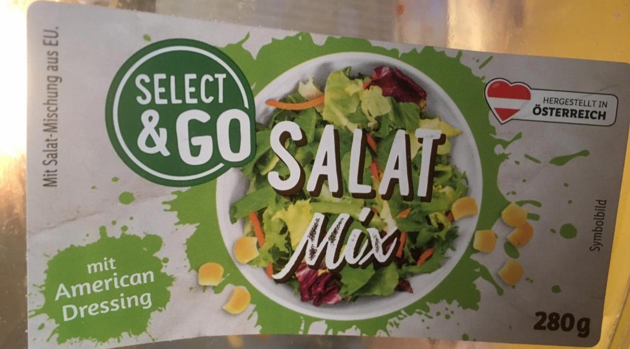 Fotografie - Salat Mix mit American Dressing Select&Go
