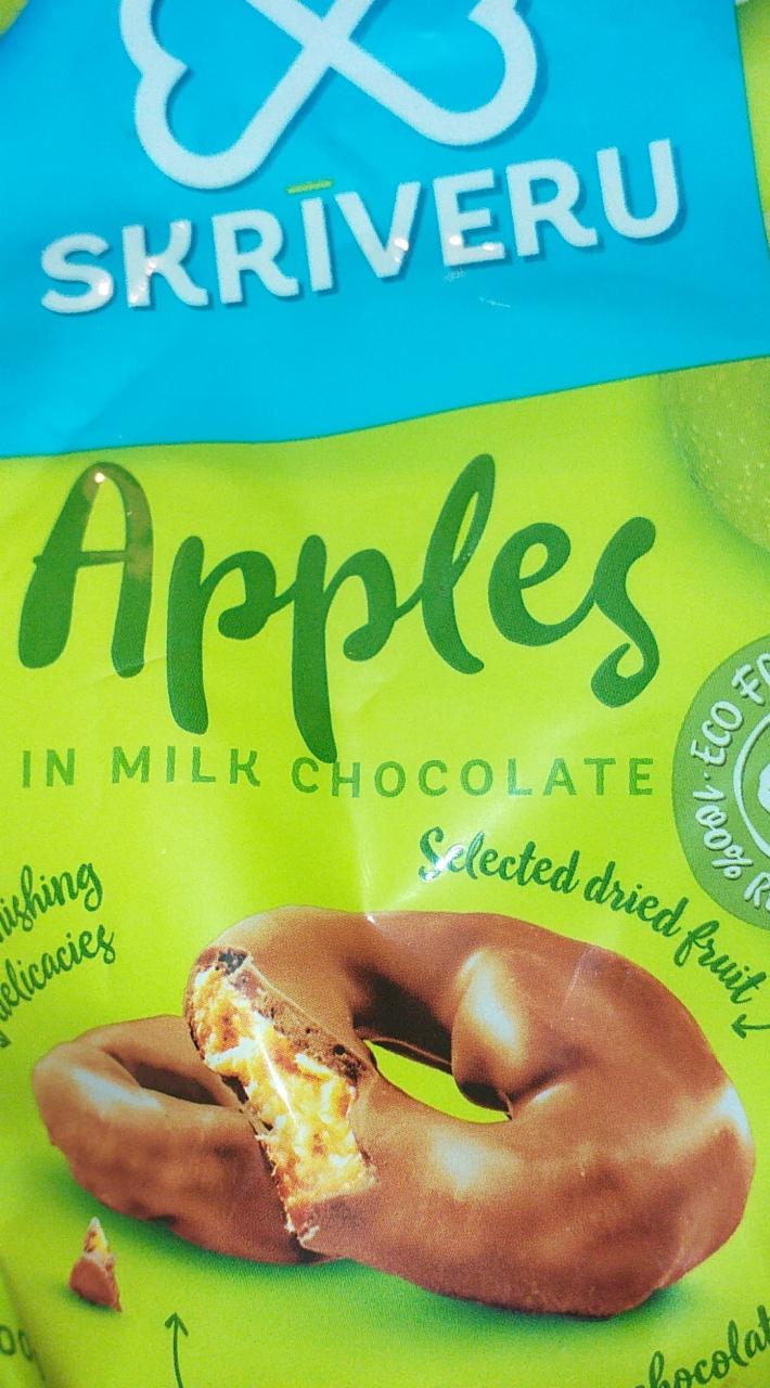 Fotografie - Apples in milk chocolate Skriveru