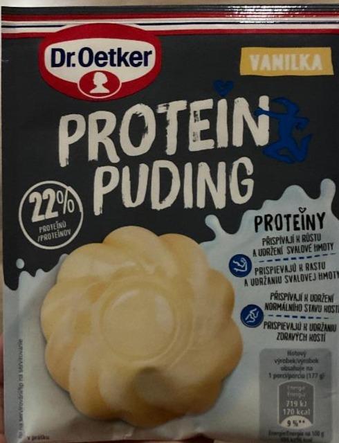 Fotografie - Protein puding Vanilka hotový výrobek Dr.Oetker