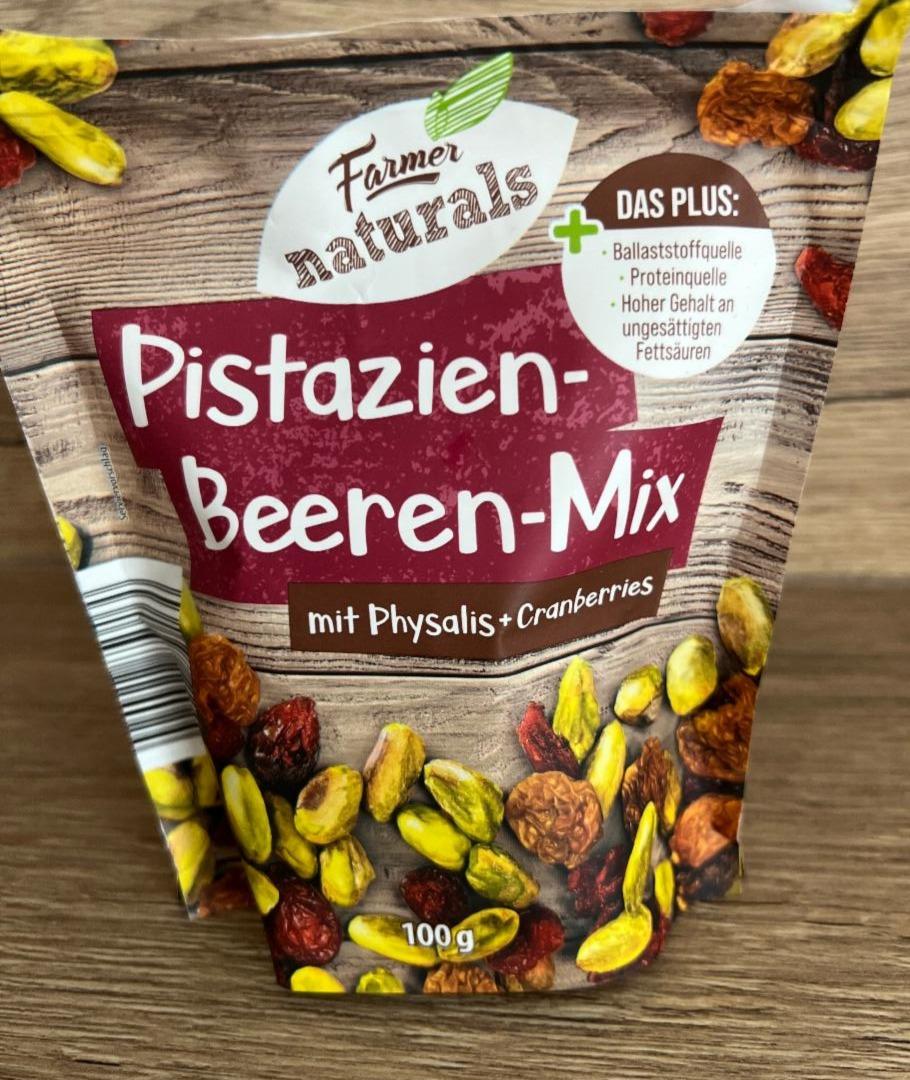 Fotografie - Pistazien-Beeren-Mix mit Physalis + Cranberries Farmer naturals