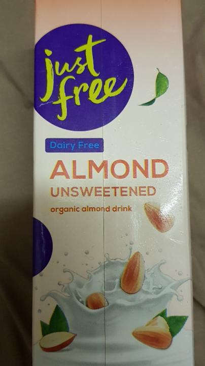 Fotografie - Almond Sweetened Organic Almond Drink Just free