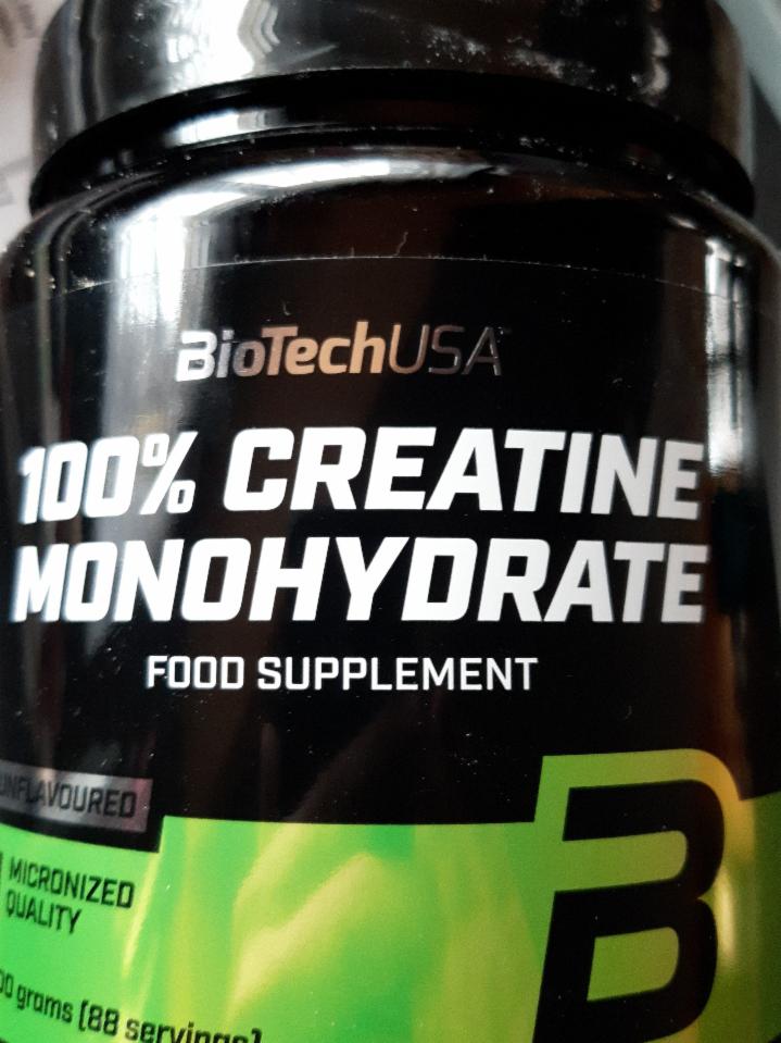 Fotografie - 100% Creatine Monohydrate BioTech USA 