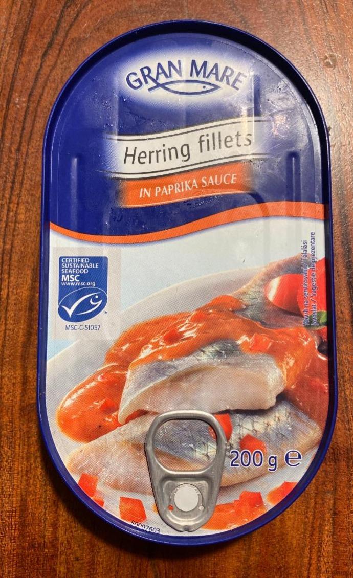 Fotografie - Herring fillets in paprika sauce Gran Mare