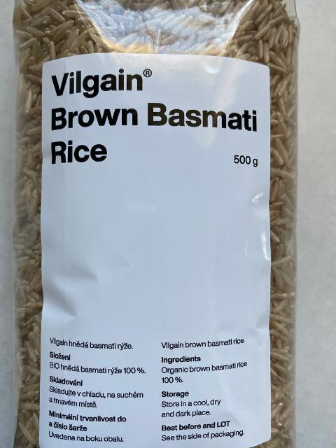 Fotografie - Brown basmati rice Vilgain