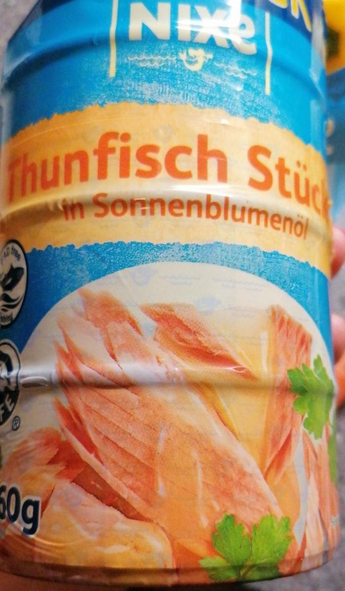 Fotografie - Thunfischstücke in Sonnenblumenöl Nixe