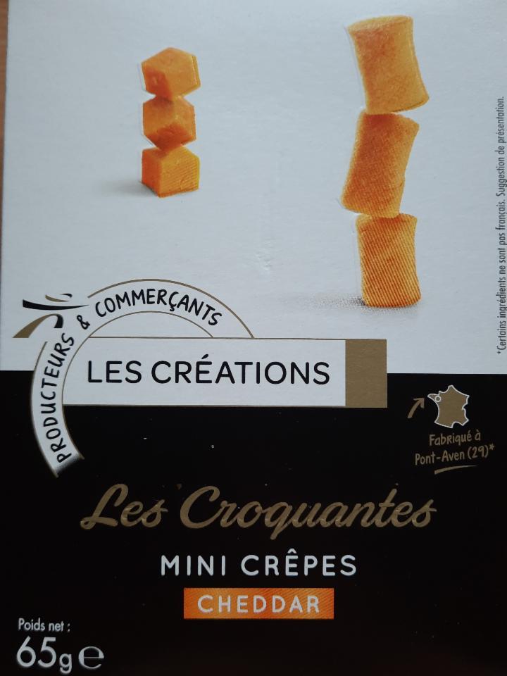 Fotografie - Les Croquantes Mini crêpes cheddar Les Créations