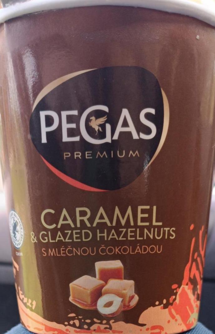 Fotografie - Pegas premium Caramel & glazed hazelnuts s mléčnou čokoládou