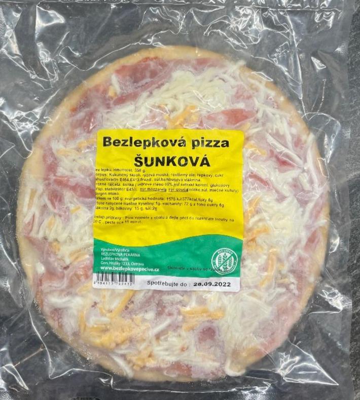 Fotografie - Bezlepková pizza šunková Michalík