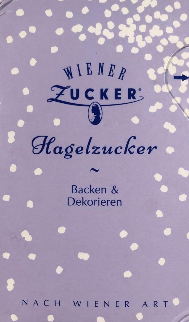 Fotografie - Hagelzucker Wiener Zucker
