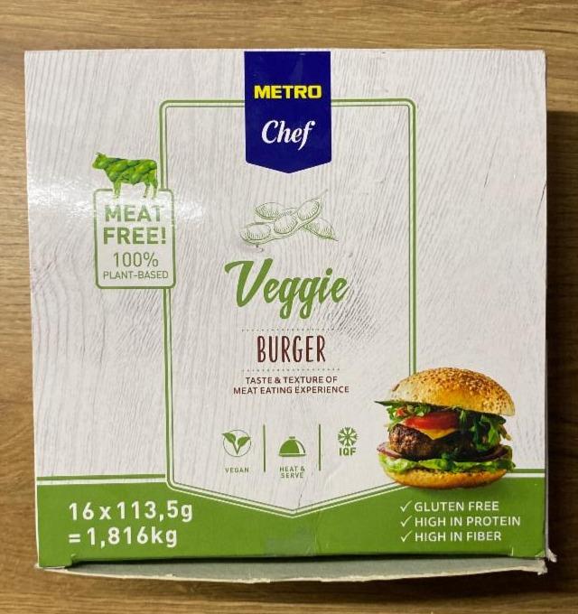 Fotografie - Veggie Burger Metro Chef