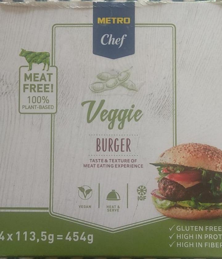 Fotografie - Veggie Burger Metro Chef