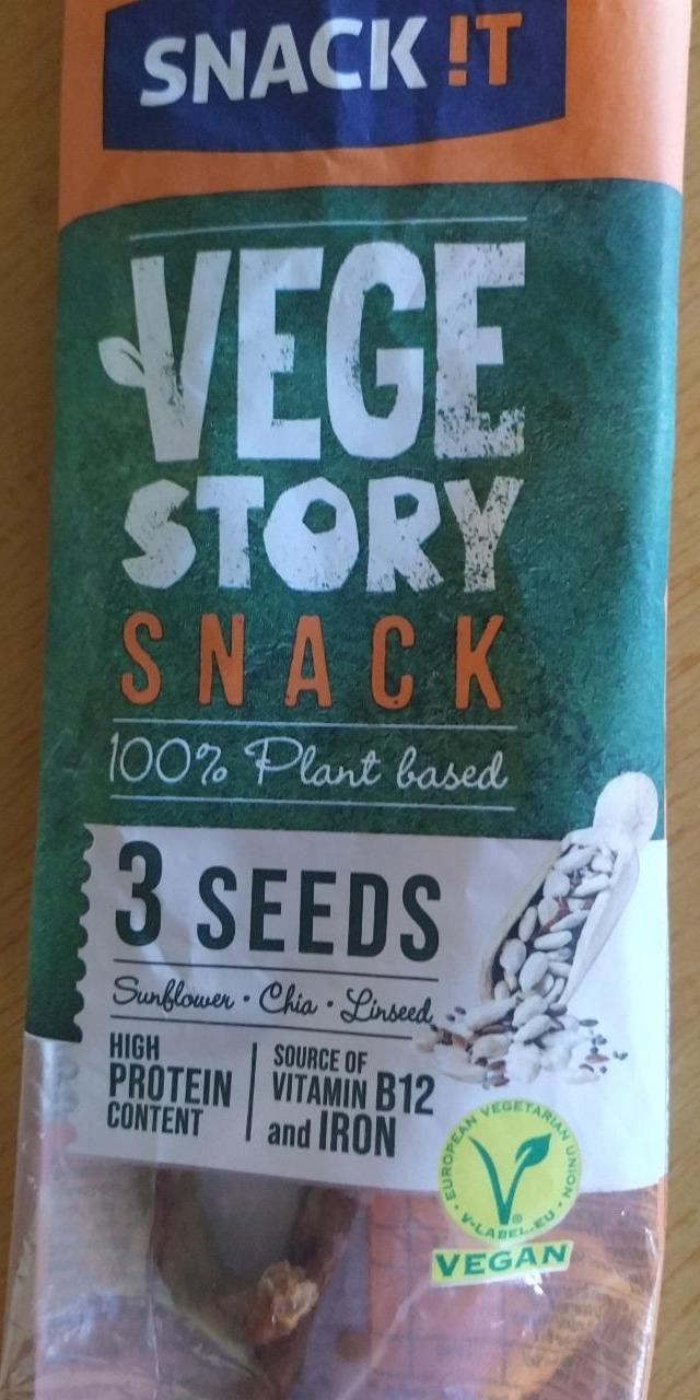 Fotografie - Vege Story Snack 3 Seeds Snack !t