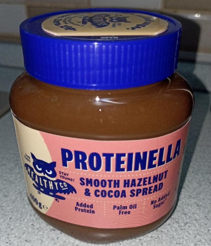 Fotografie - Proteinela smooth hazelnut & cocoa HealthyCo