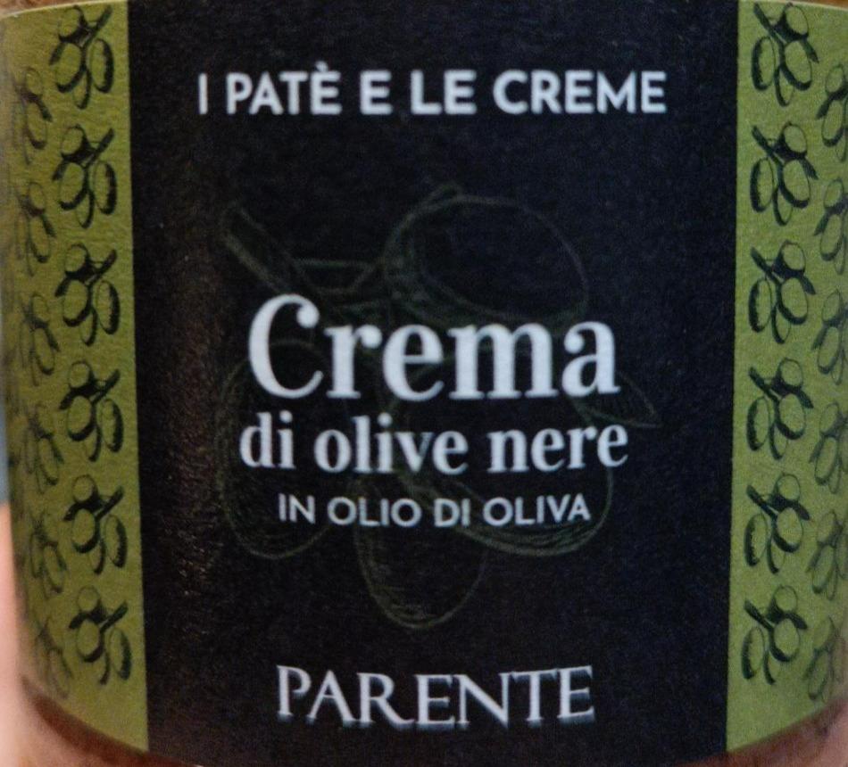 Fotografie - Crema di olive nere Parente
