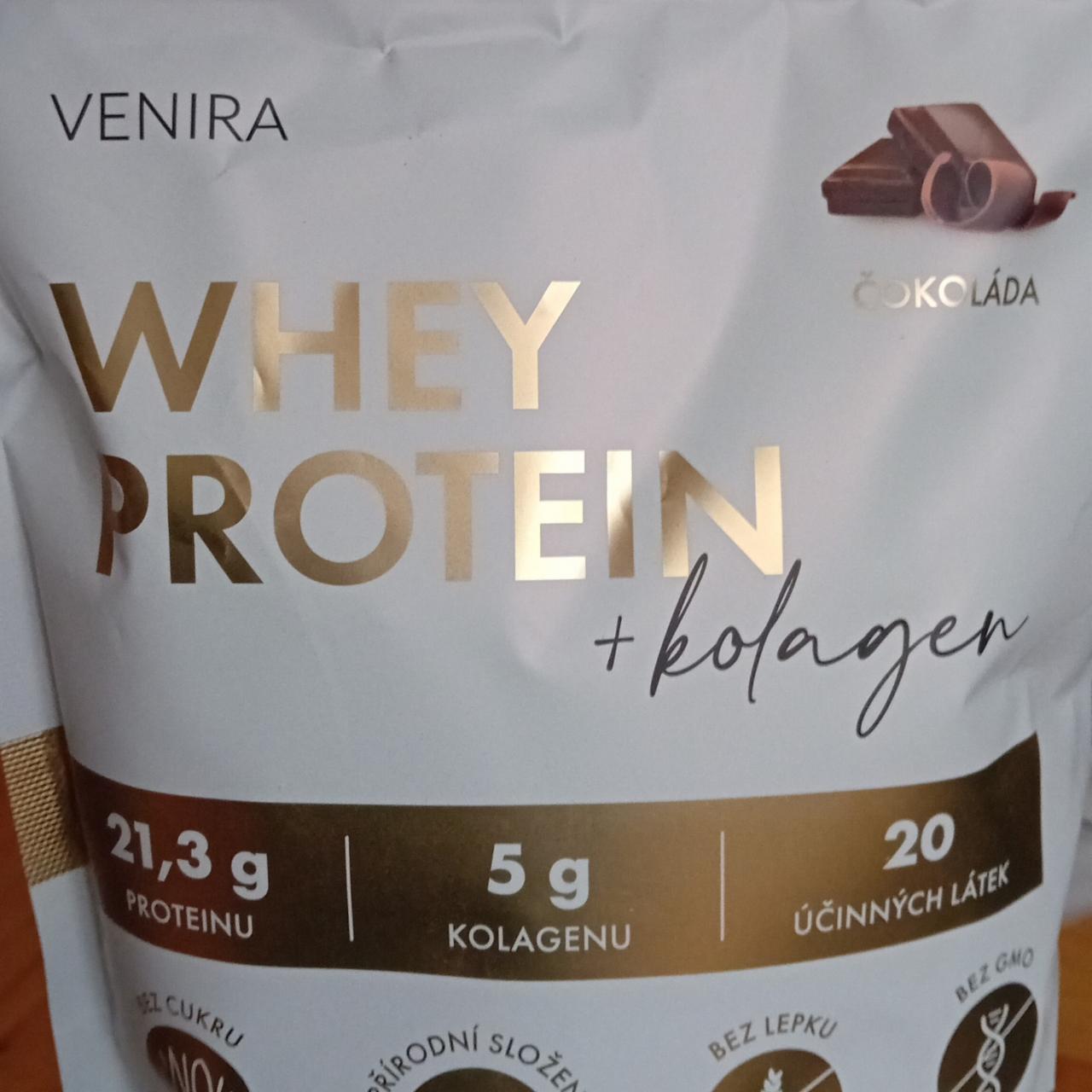 Fotografie - Whey Protein + kolagen Čokoláda Venira