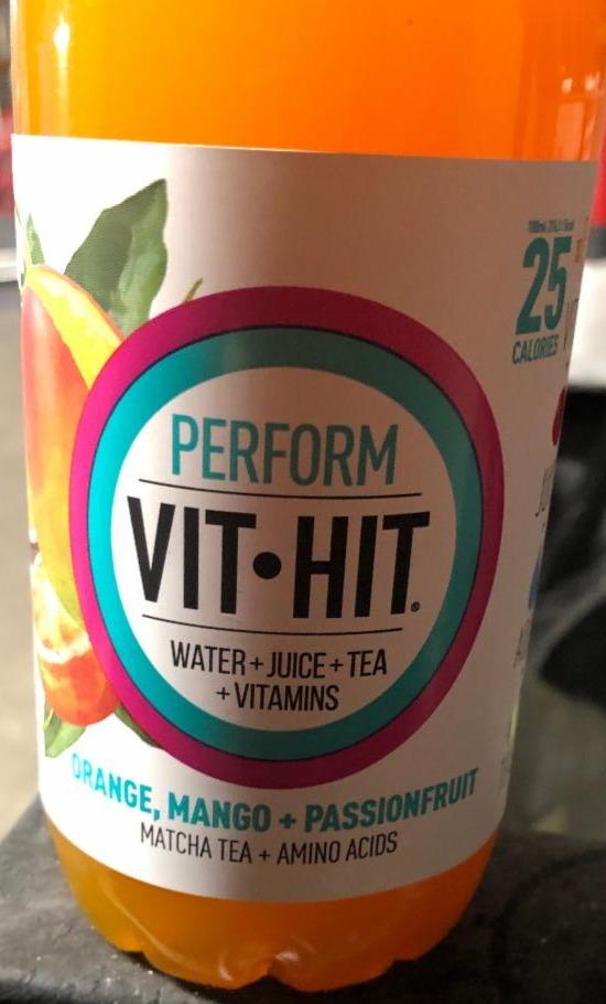 Fotografie - VIT HIT Perform Orange, Mango & Passionfruit vitamin drink