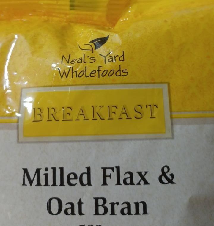 Fotografie - Milled flax & oat bran Nealˇs Yard Wholefoods