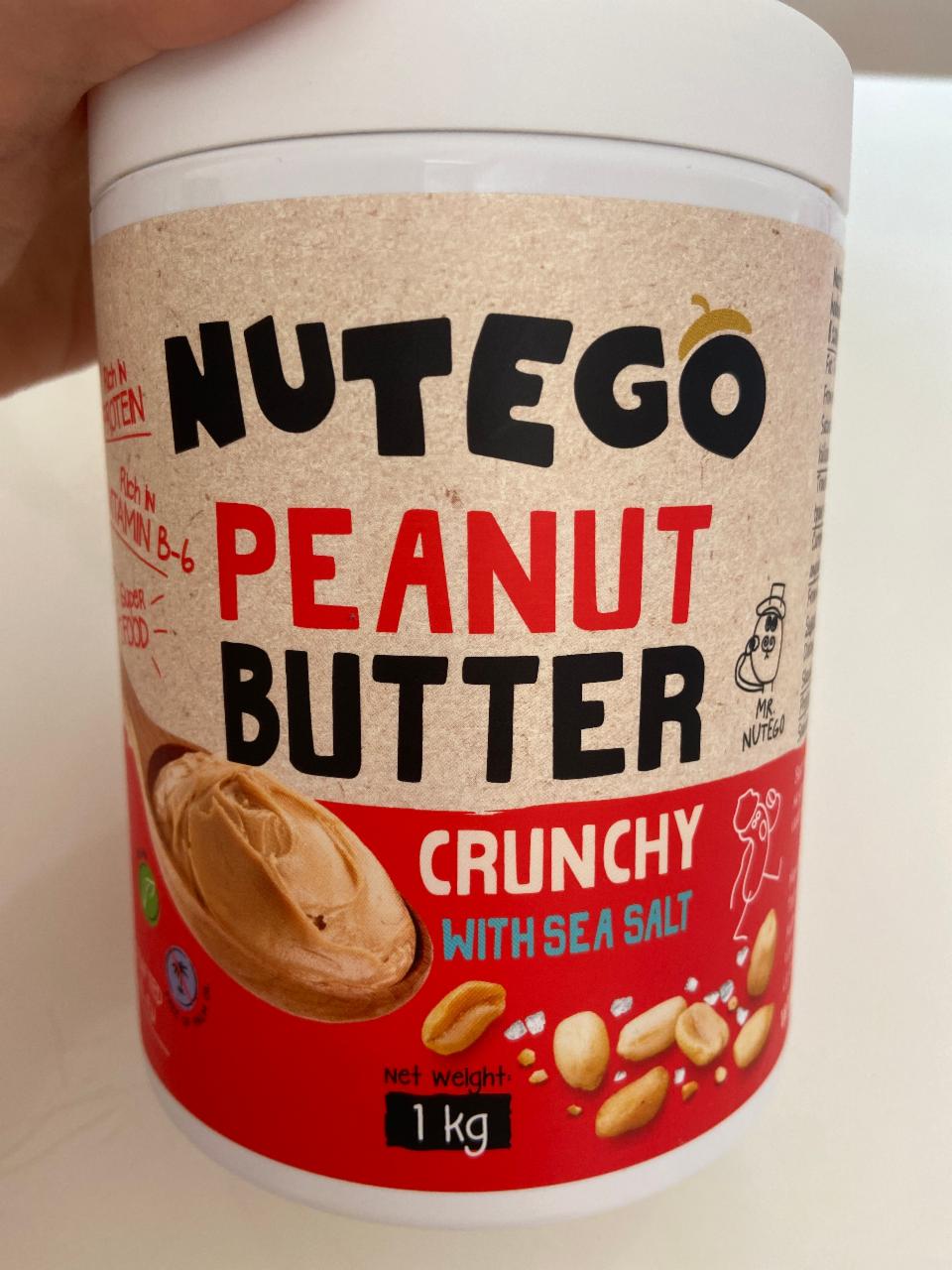 Fotografie - Peanut butter Crunchy with sea salt Nutego