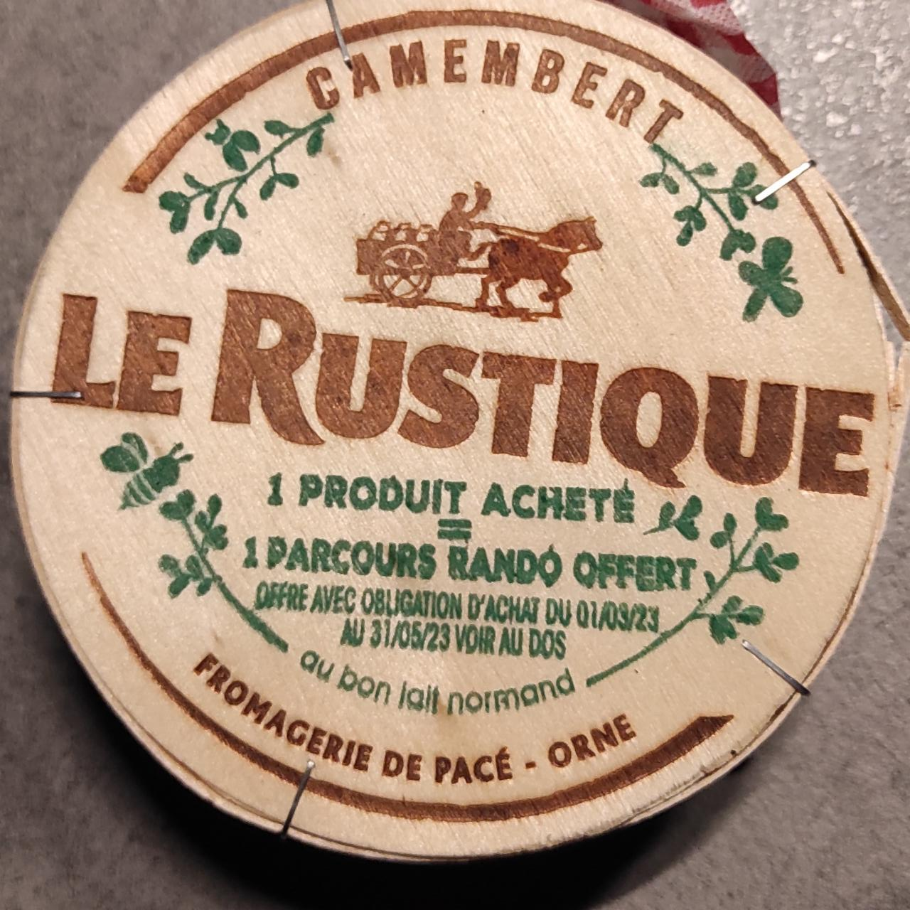 Fotografie - Camembert Le Rustique Fromagerie de Pacé - Orne
