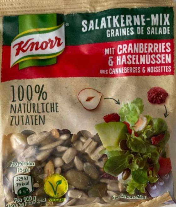 Fotografie - Salatkerne-Mix mit Cranberries & Haselnüssen Knorr