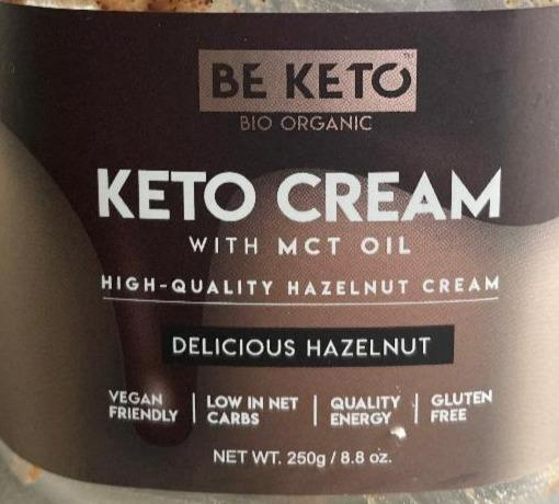 Fotografie - Keto cream Delicious Hazelnut Be keto