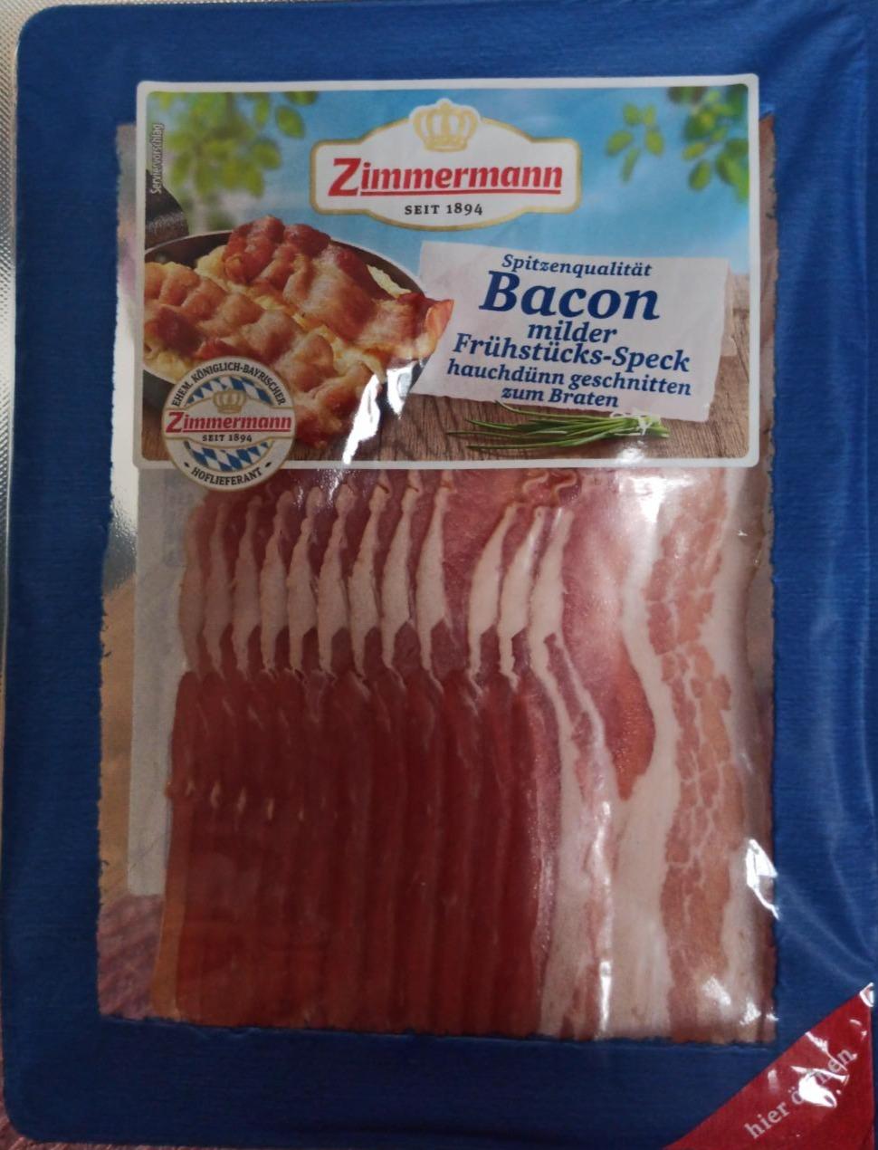 Fotografie - Bacon Frühstücks-speck Zimmermann