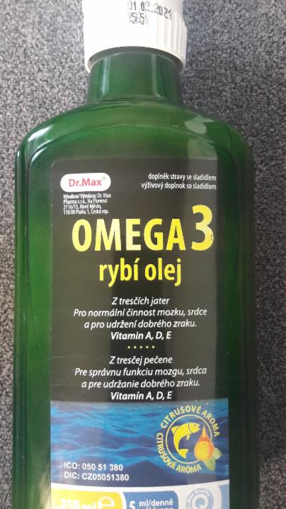 Fotografie - Omega 3 rybí olej - Dr.Max