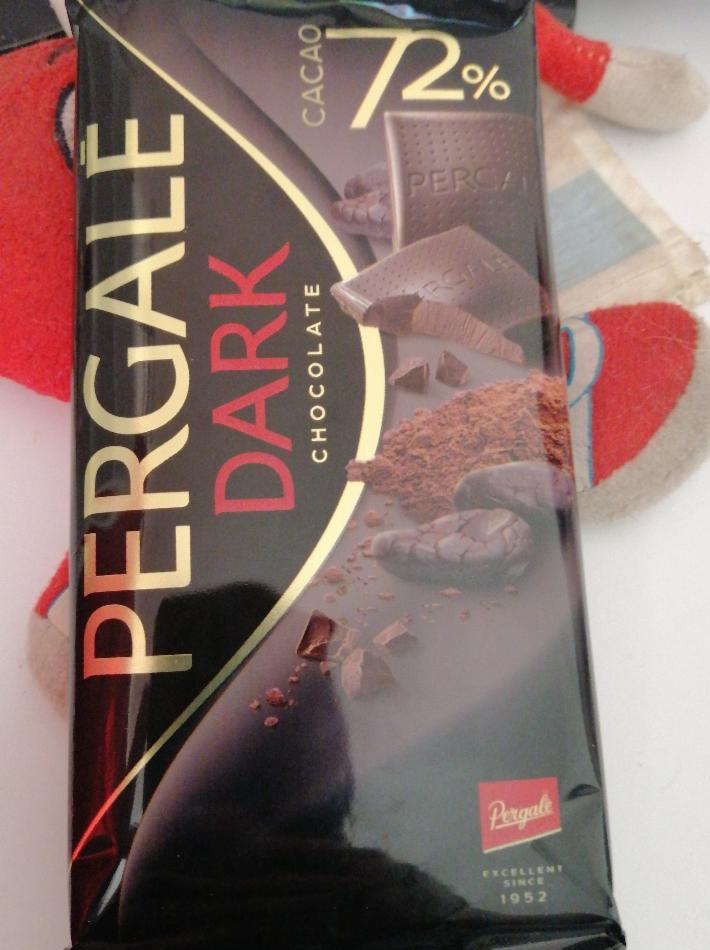 Fotografie - čokoláda pergale dark 72%