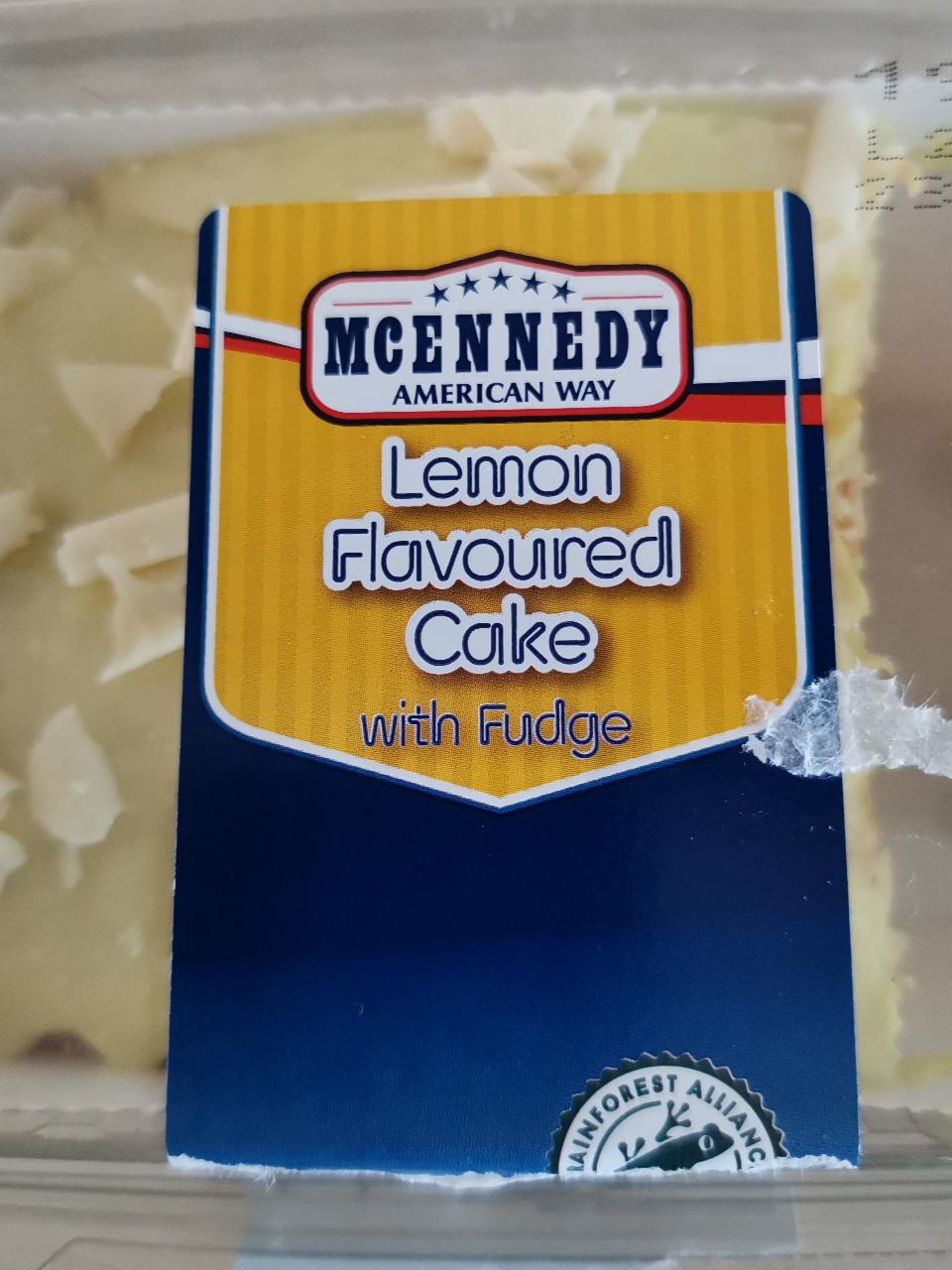Fotografie - Lemon flavoured cake with Fudge McEnnedy American Way