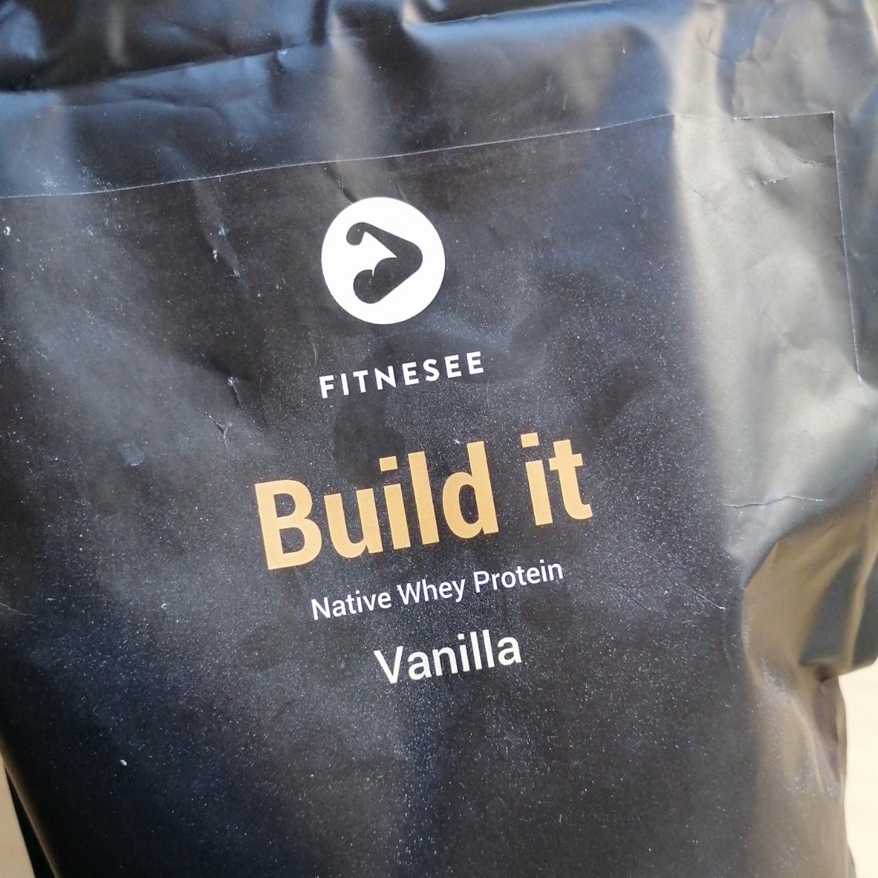 Fotografie - Fitnesee Build it Native Whey Protein