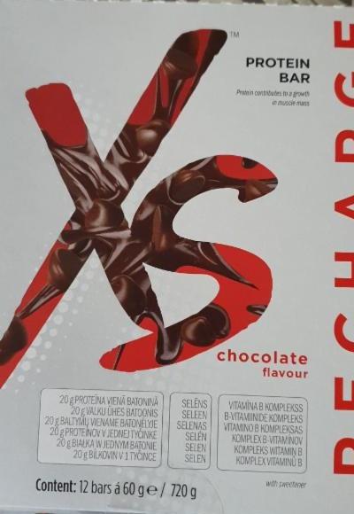 Fotografie - XS Protein bar Recharge chocolate flavour