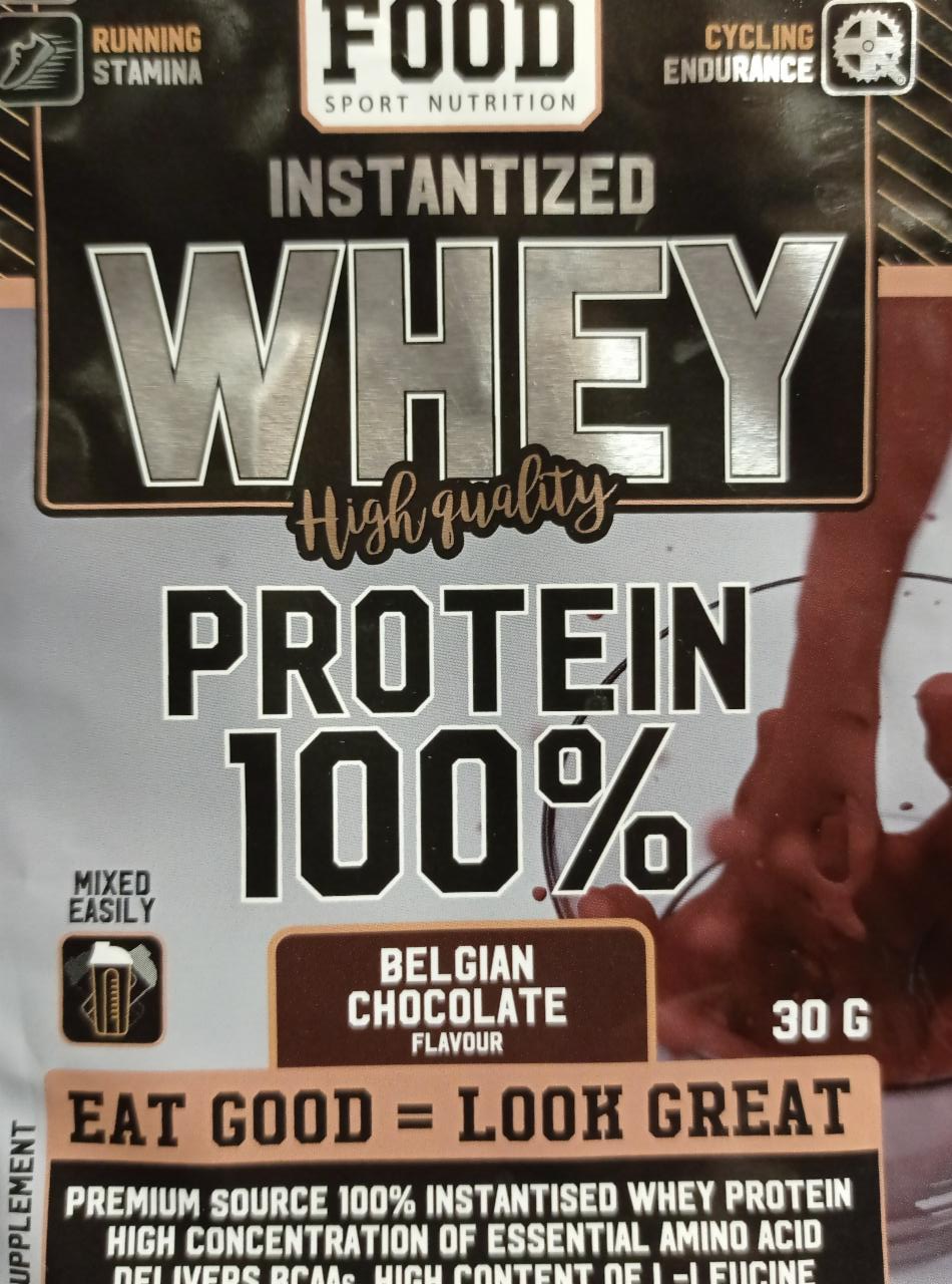 Fotografie - Instantized whey high quality protein 100% belgian chocolate Food sport nutrition
