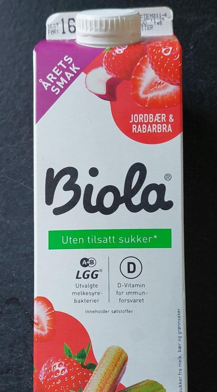 Fotografie - Jordbær & Rabarbra Uten Tilsatt Sukker Biola