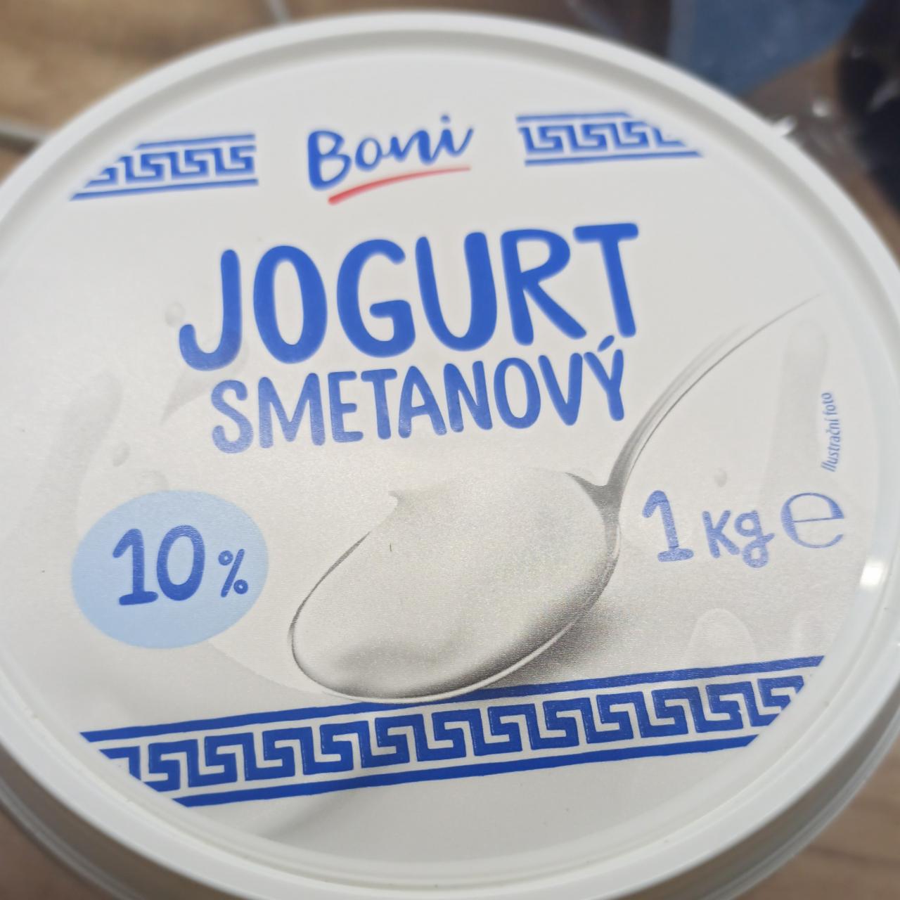 Fotografie - Jogurt smetanový 10% Boni